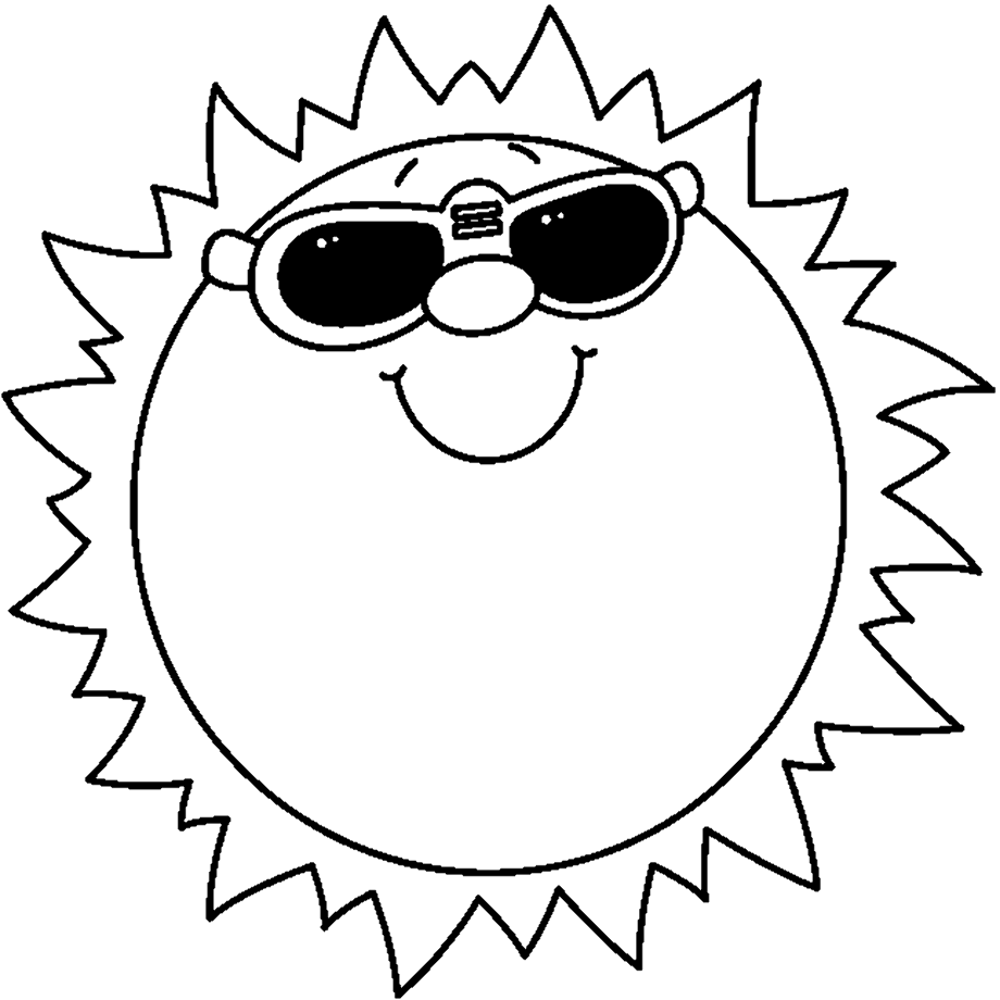 Download High Quality black and white clipart summer Transparent PNG ...