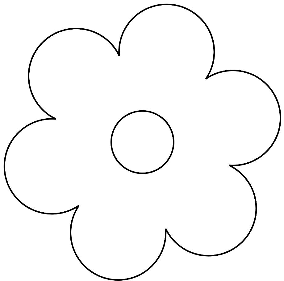 Download High Quality black and white flower clipart pattern ...
