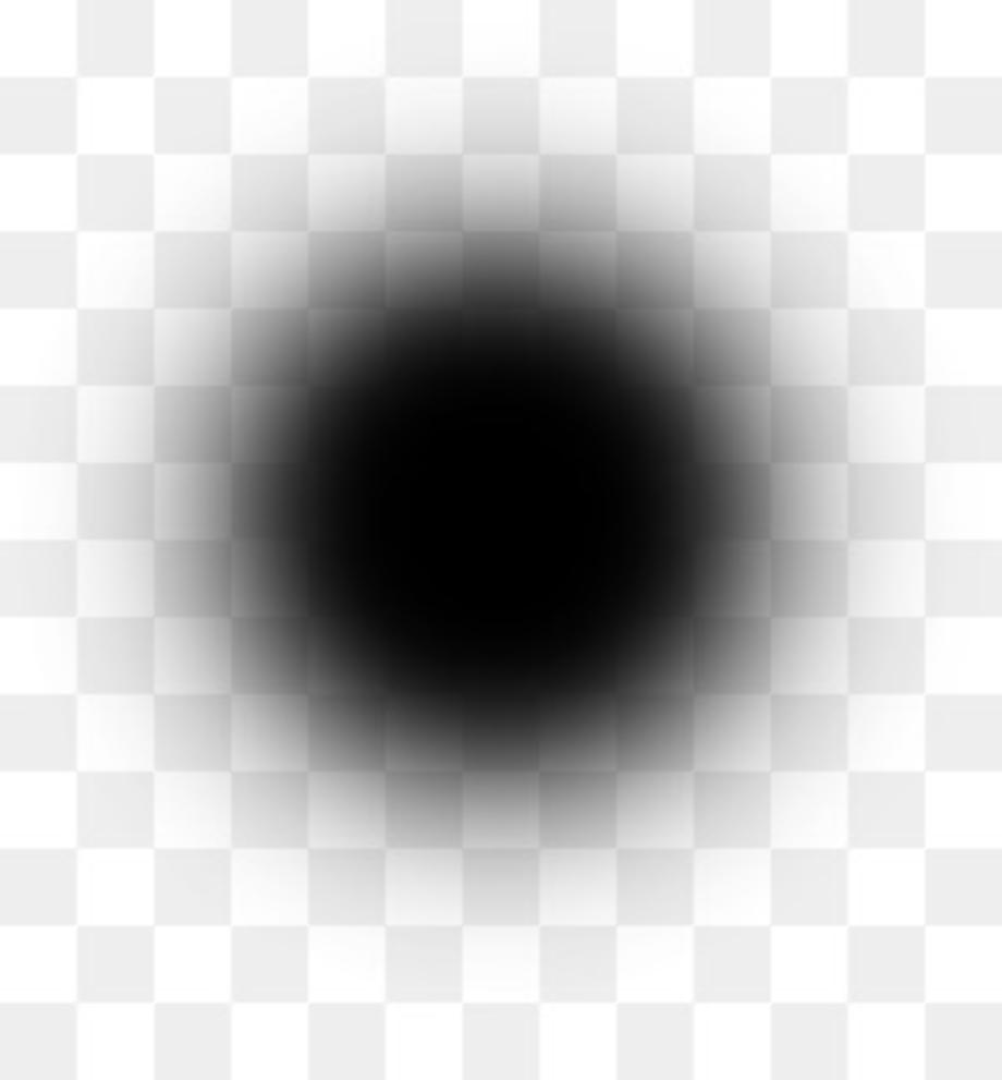 black circle fade clipart transparent background