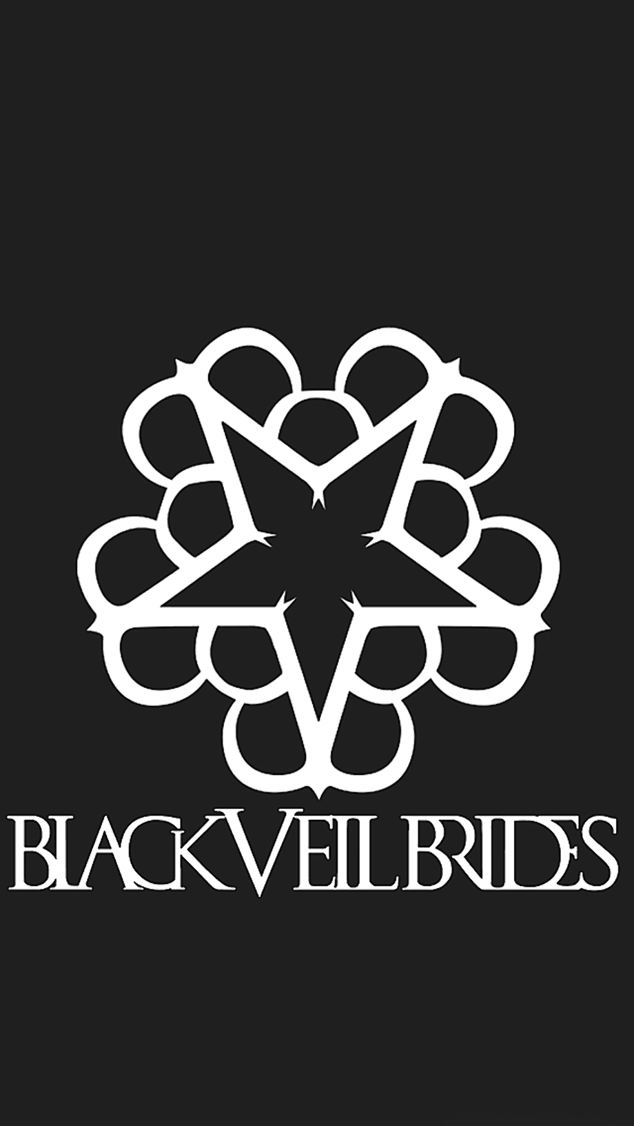 black veil brides logo wallpaper iphone