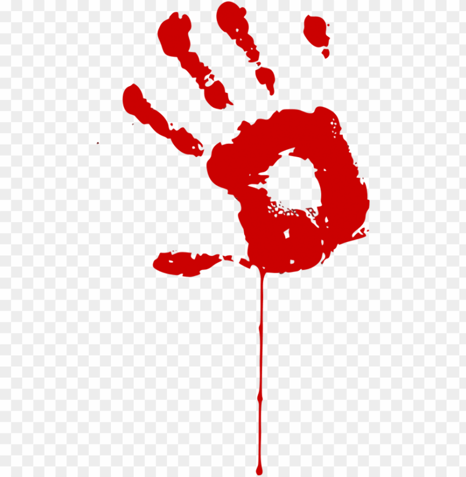 blood splatter transparent banner