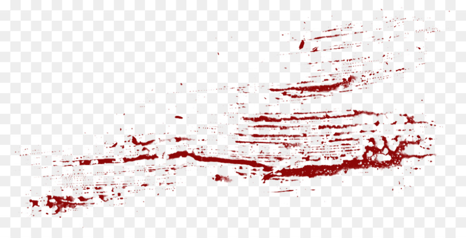 blood splatter transparent banner