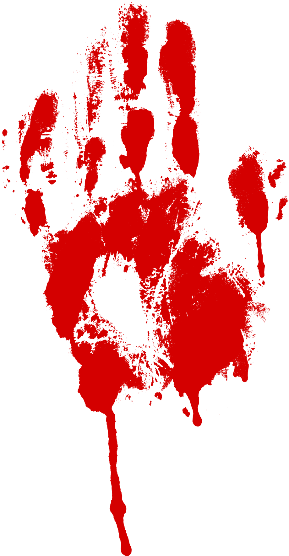 blood splatter transparent cross