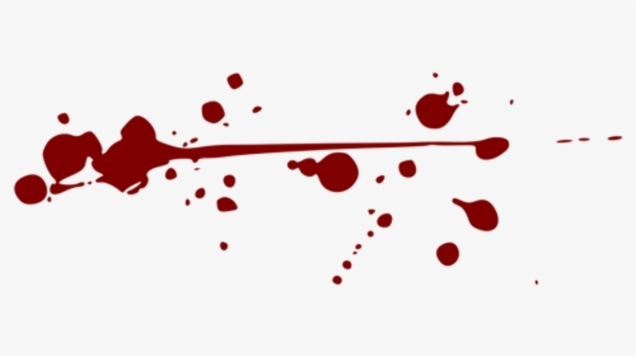 blood splatter transparent png effect