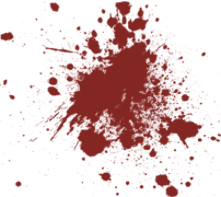 Blood transparent spot. Bloody british history run