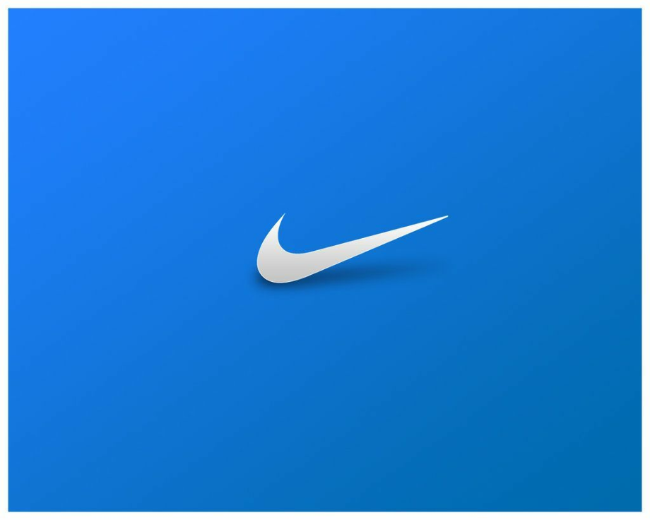 blue logo background