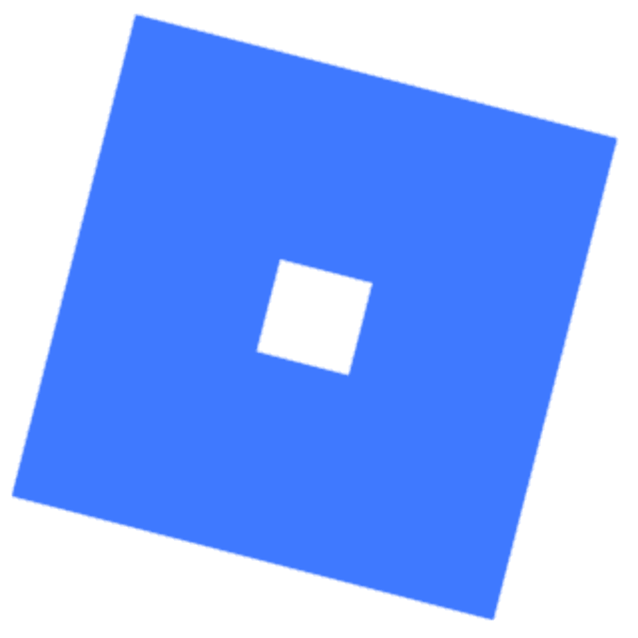 Roblox Head Logo Blue