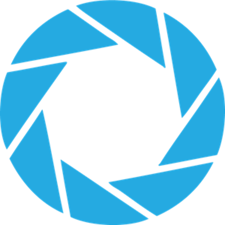 blue logo vector