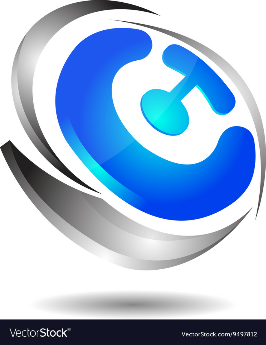 blue logo vector