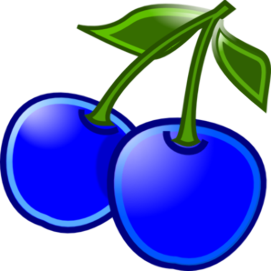 blueberry clipart smiling