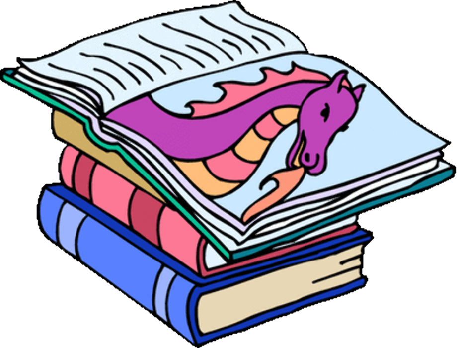 books clip art illustration