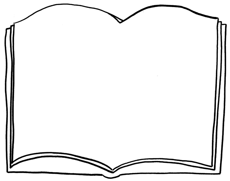 bible clipart blank