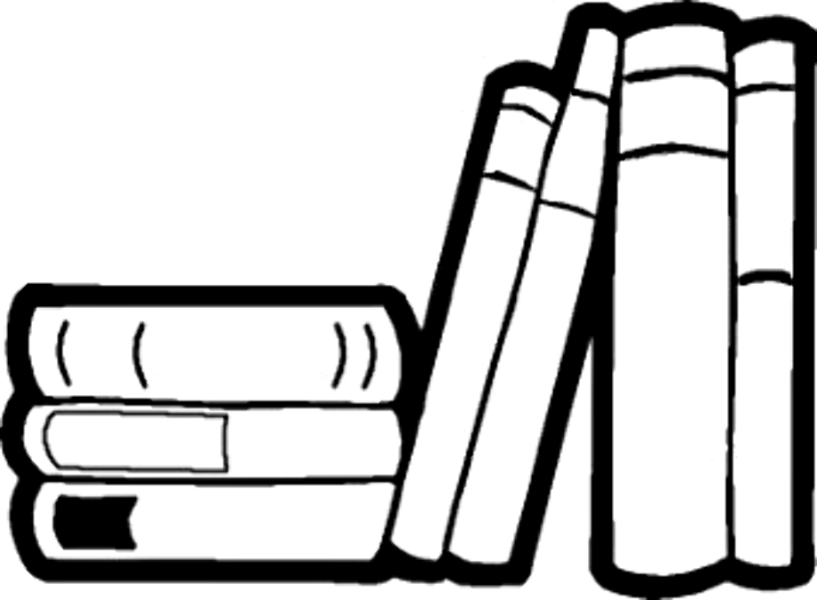 library clipart black