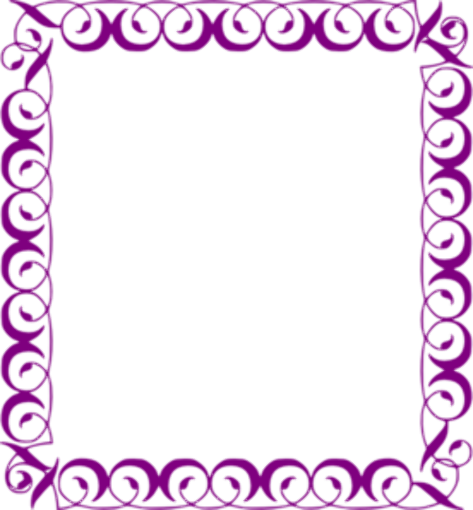 clipart borders purple