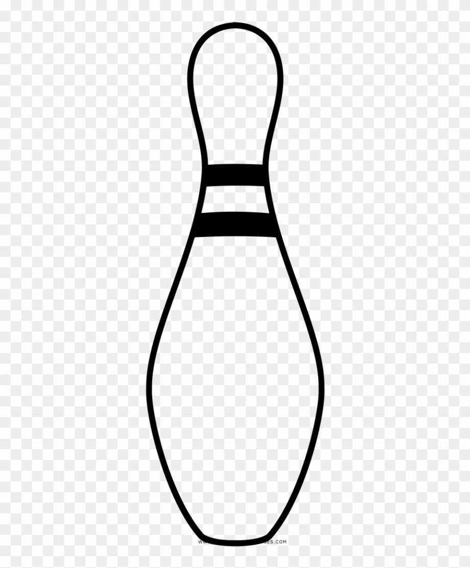 bowling-pin-outline-clipart-best-gambaran