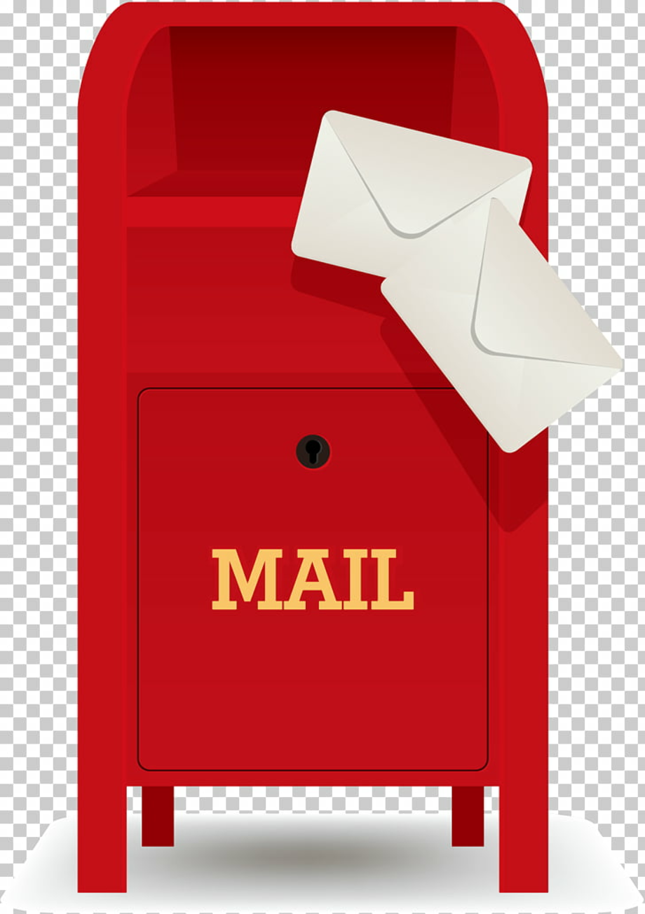 mailbox clipart red