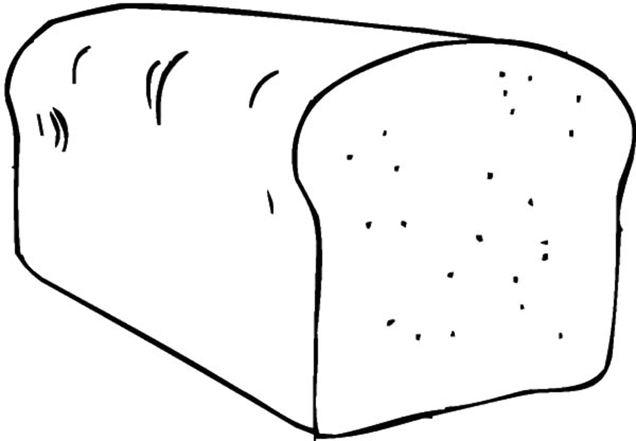 Free Black And White Printable Bread Pictures