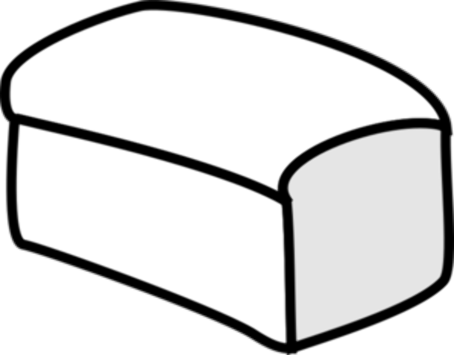 bread clipart outline