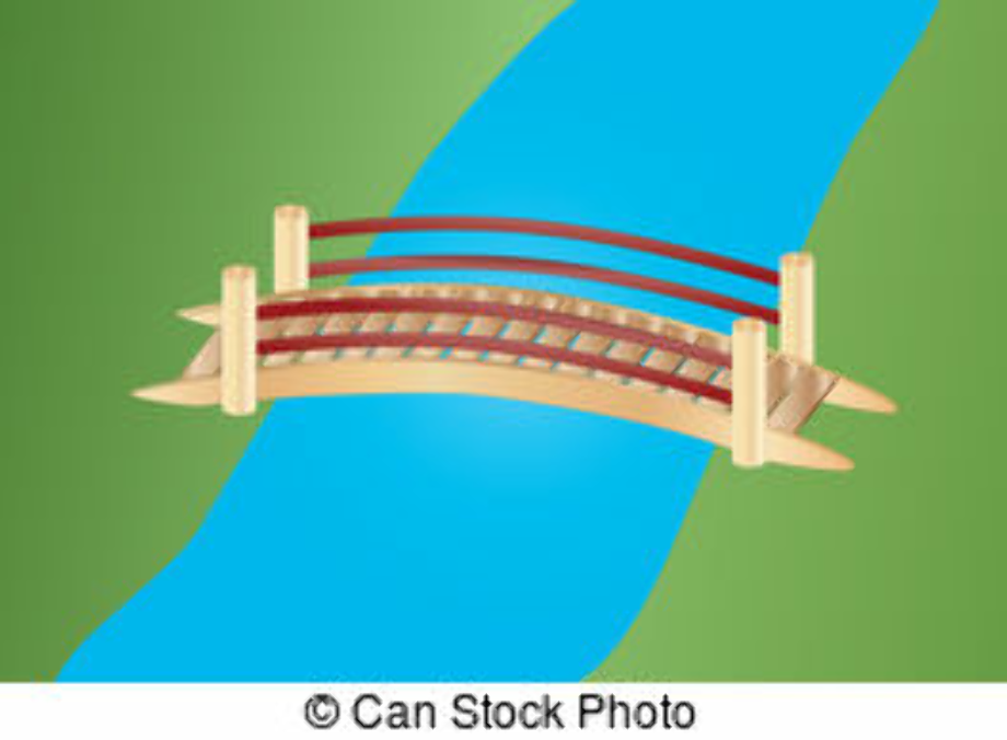 bridge clipart water