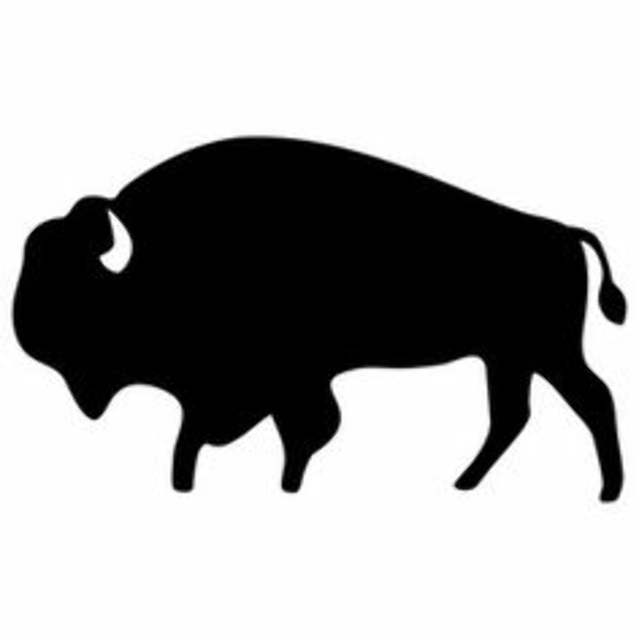 buffalo clipart silhouette