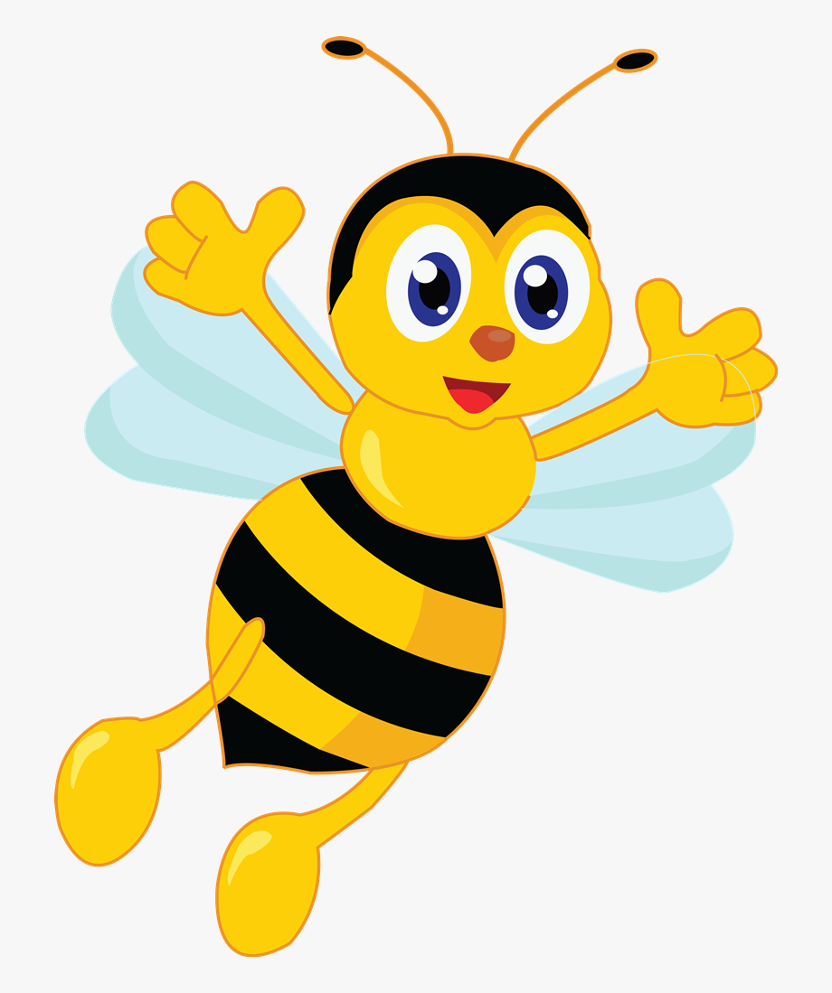 Bumble bee clipart simple.