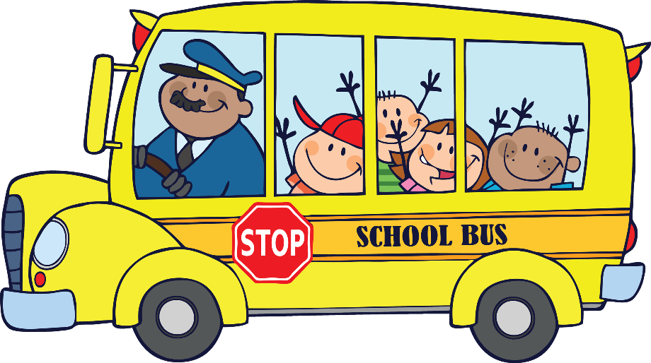 school bus clipart christmas