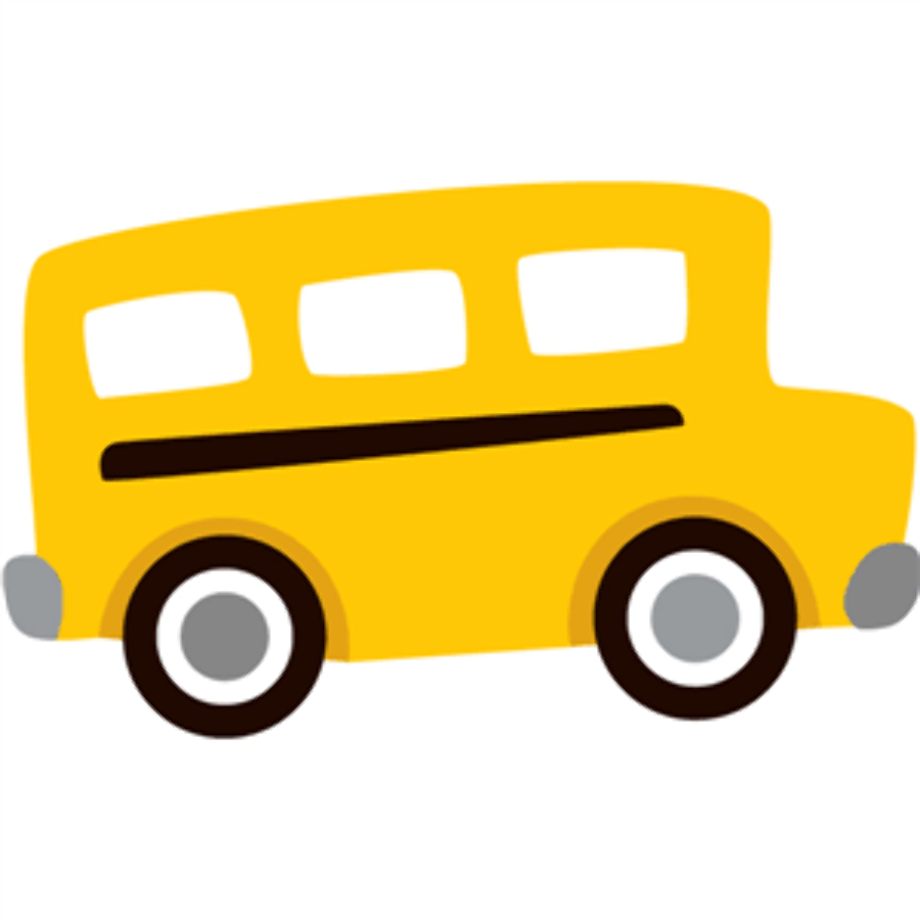 school bus clipart silhouette
