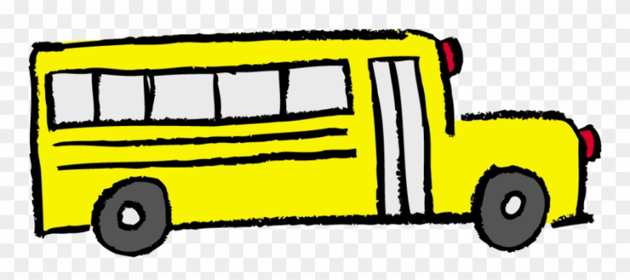 bus clipart yellow