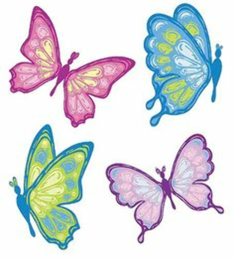 butterfly clip art small