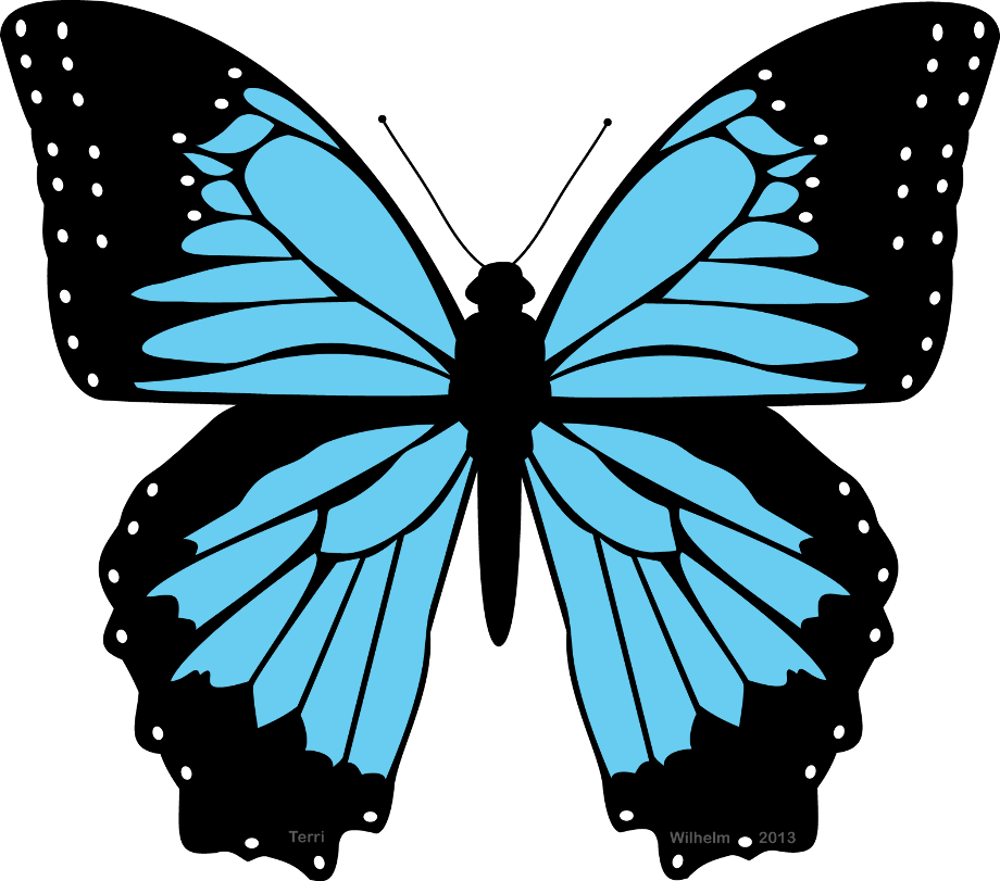 Download High Quality butterfly clip art blue Transparent PNG Images ...