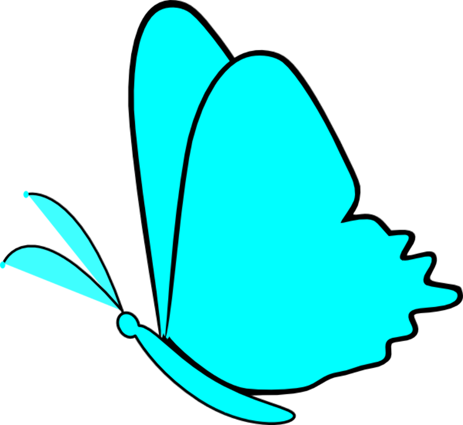 butterfly clip art simple