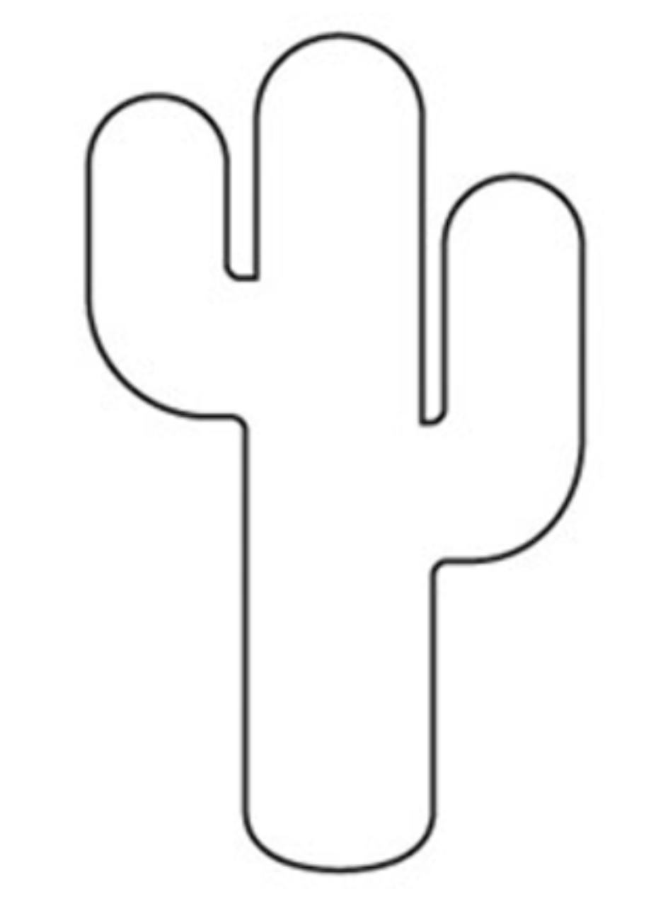 Cactus Clip Art Template