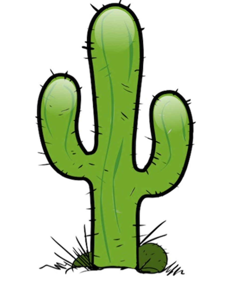 western clipart cactus