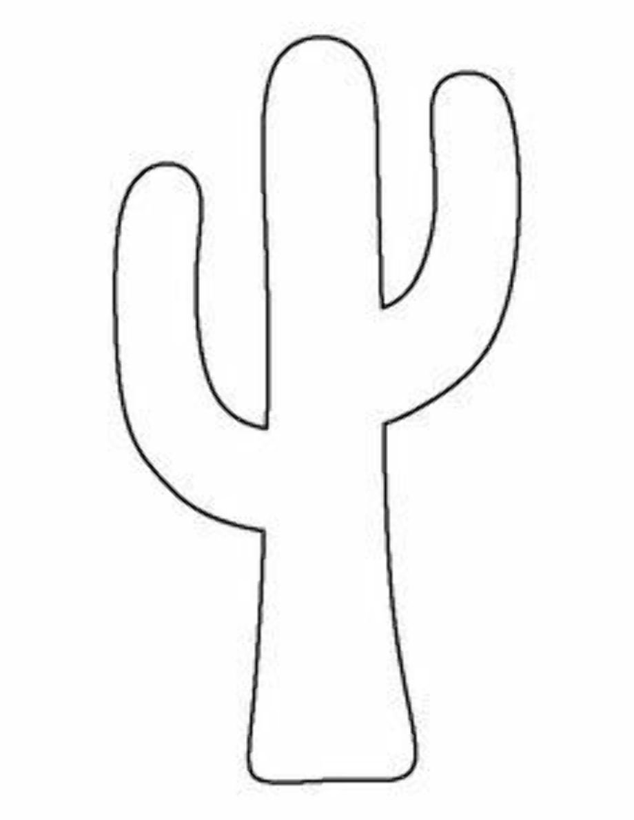 Cactus Cinco De Mayo Printable Template