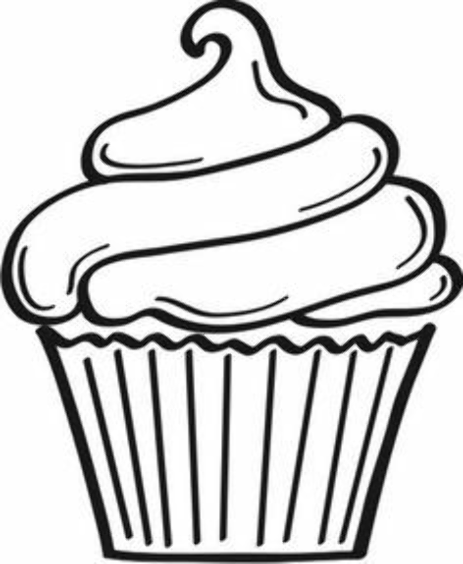 cupcake logo black