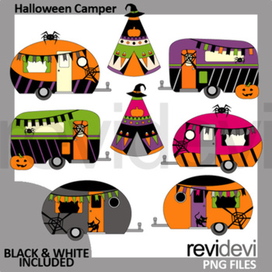 camping clip art camper