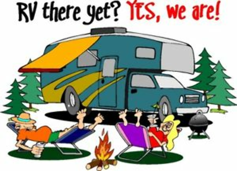 Camping is fun. RV there yet. Camping funny cartoons. RV there yet перевод.