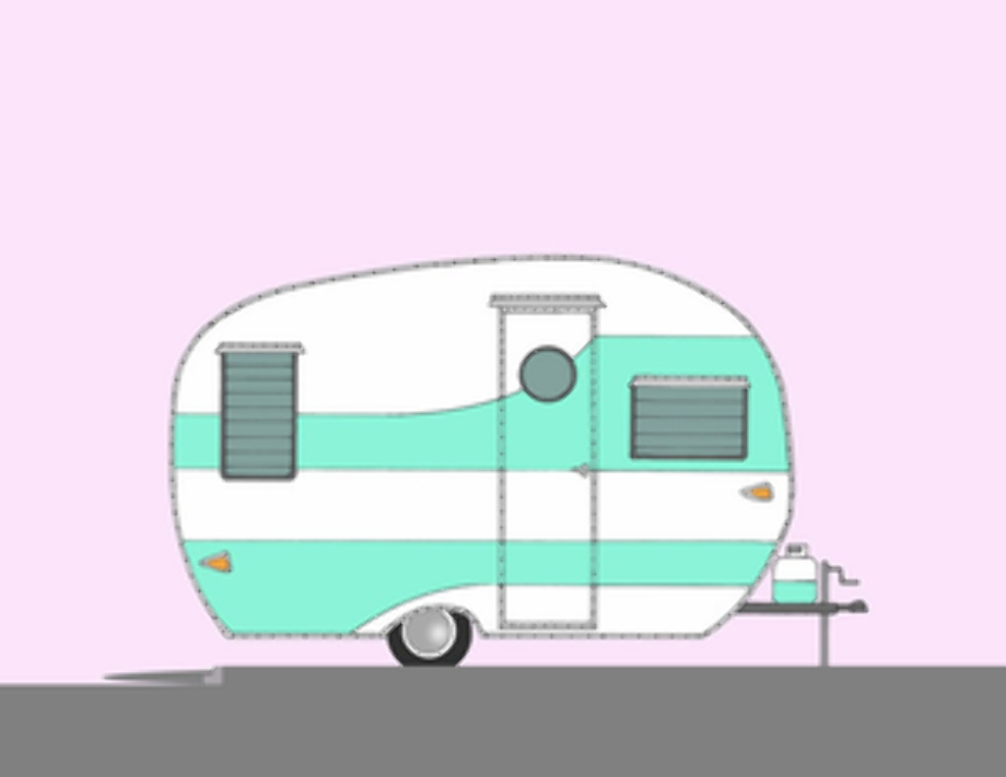 camper clipart vector