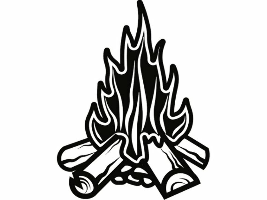triggered clipart wood fire