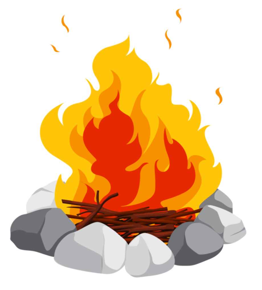 Fire Flame Clip Art Campfire Vector Png Download 14501866 Free