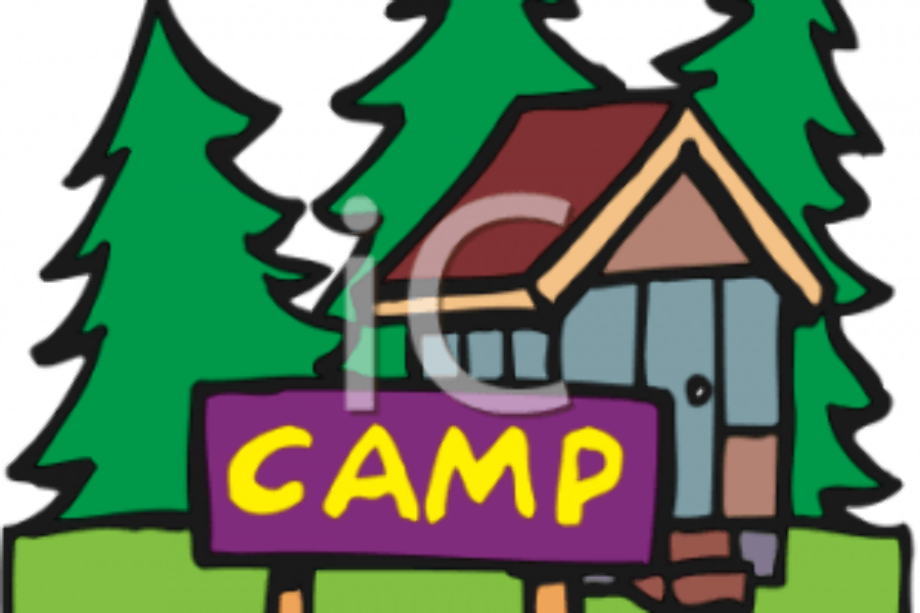 camping clipart cabin