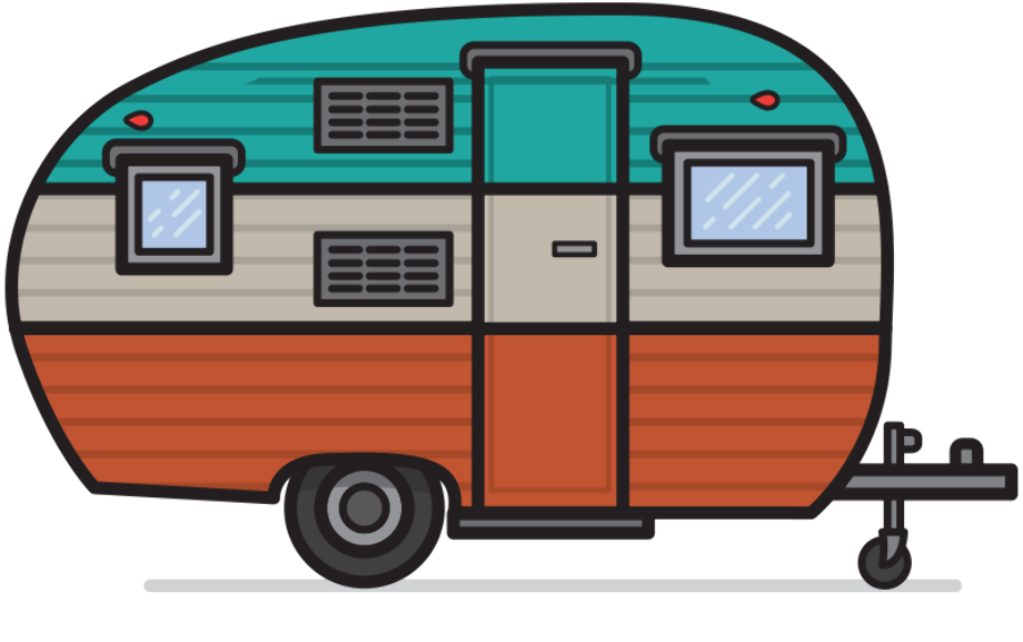 camper clipart camping trailer