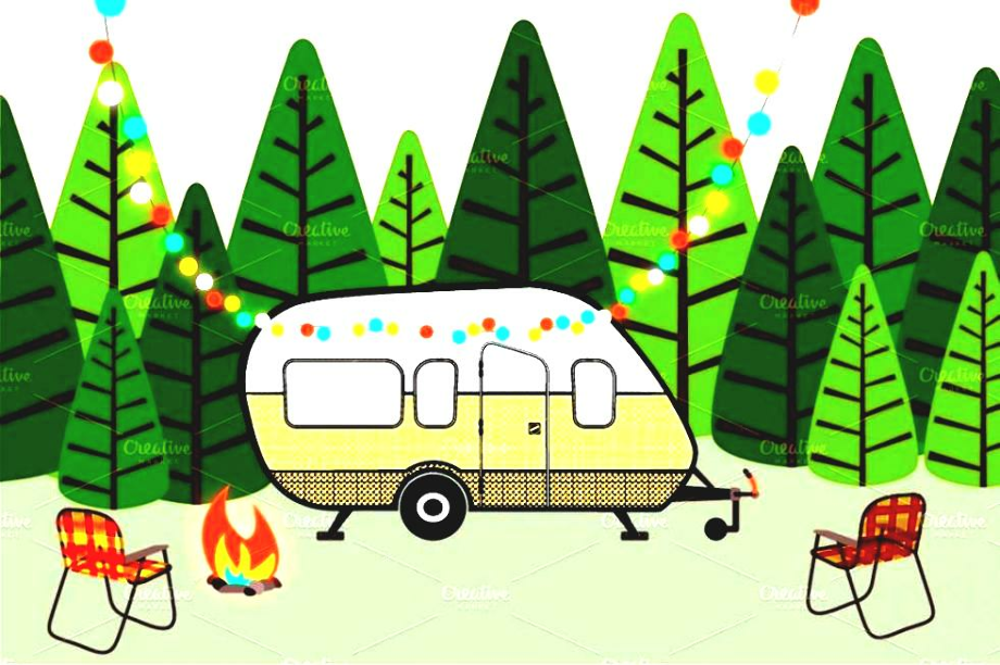 camping clipart camper