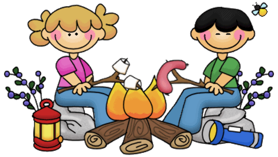 campfire clipart summer