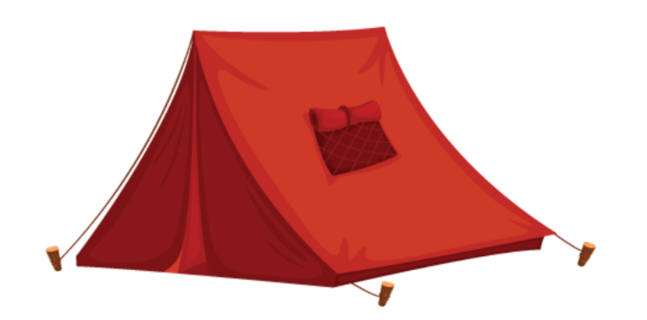 tent clipart triangle