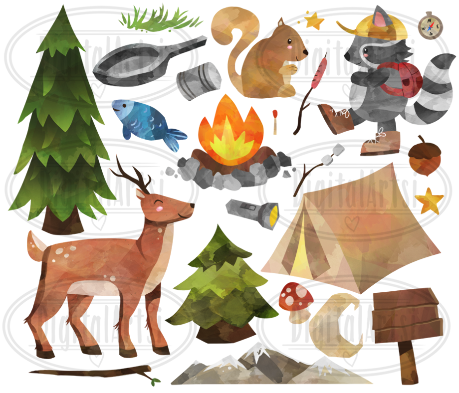 camping clipart