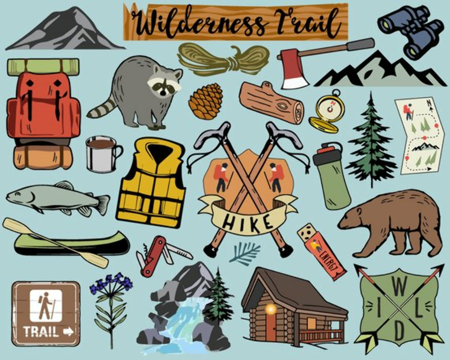 camping clipart wilderness