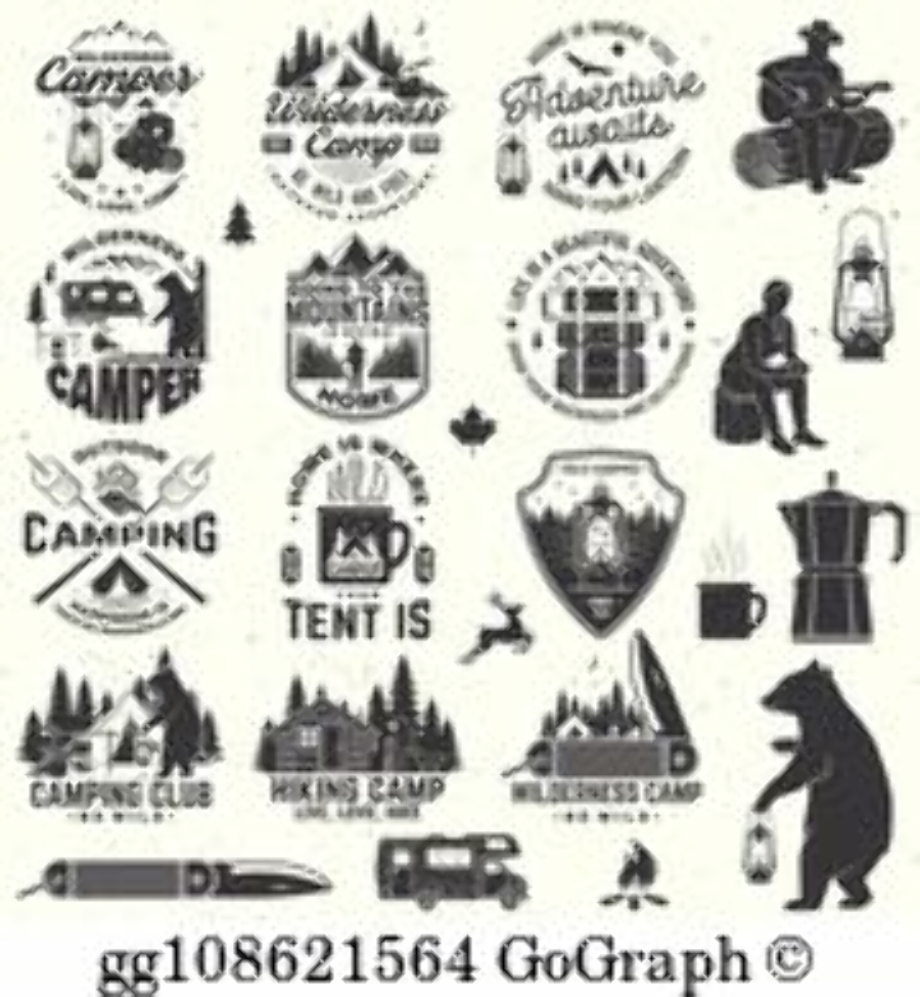 camping clipart wilderness