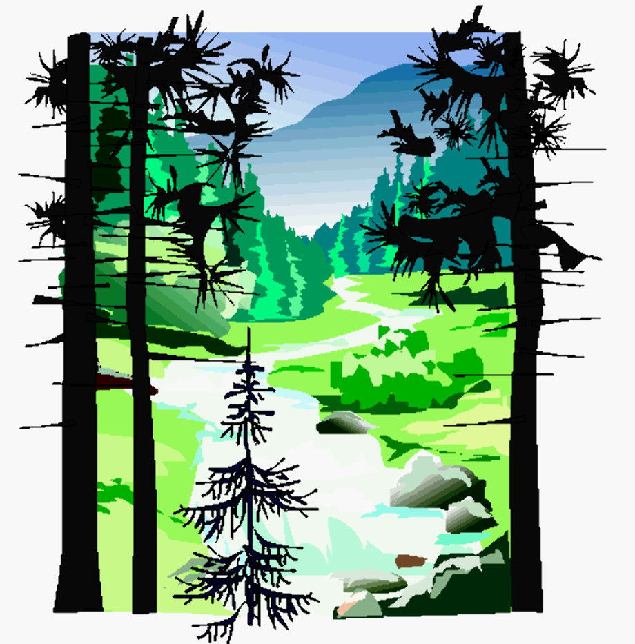 camping clipart wilderness