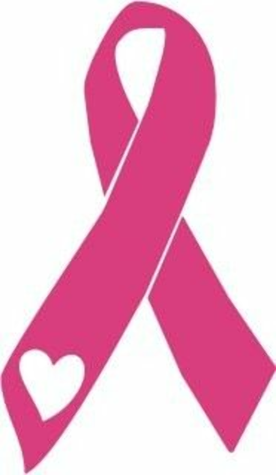 cancer ribbon clipart silhouette